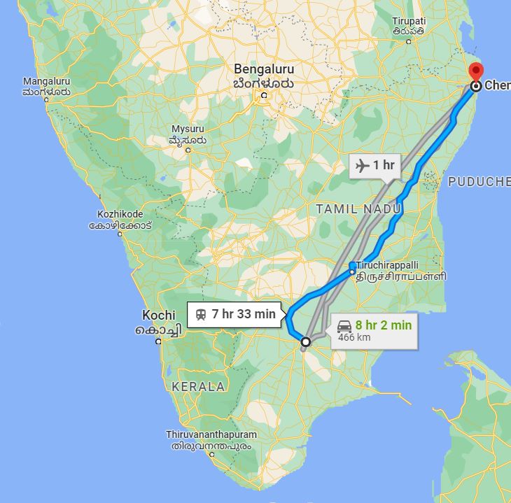 Madurai to Chennai One Way Taxi